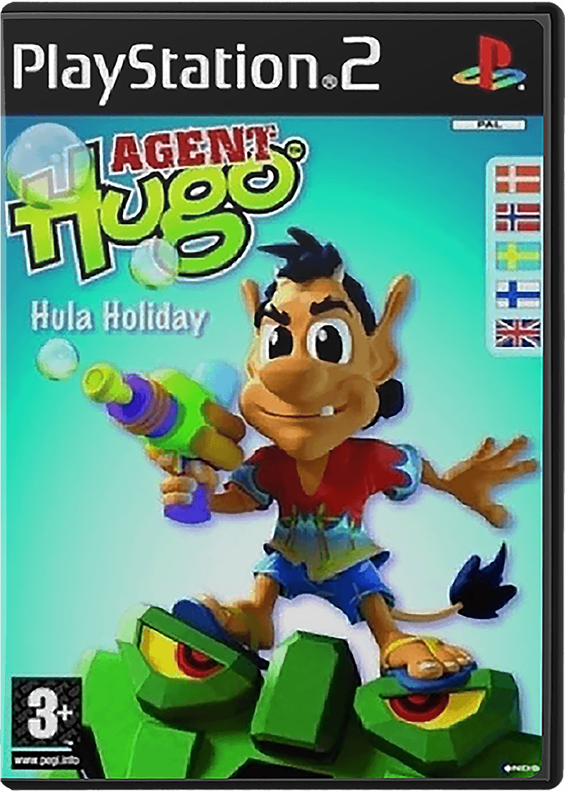 Agent Hugo: Hula Holiday box art for Playstation 2
